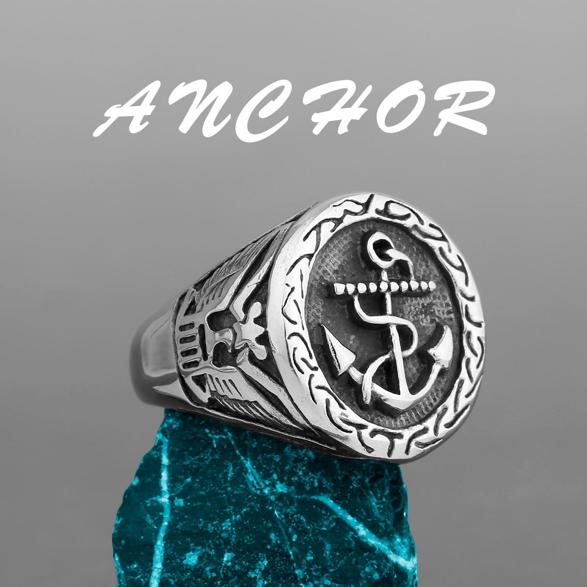 Nordic Viking Steel Ring