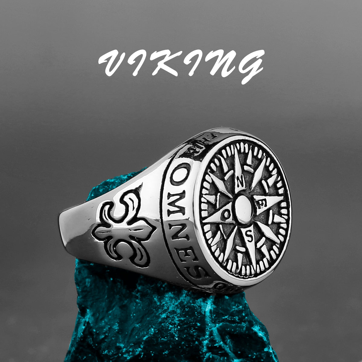 Nordic Viking Steel Ring