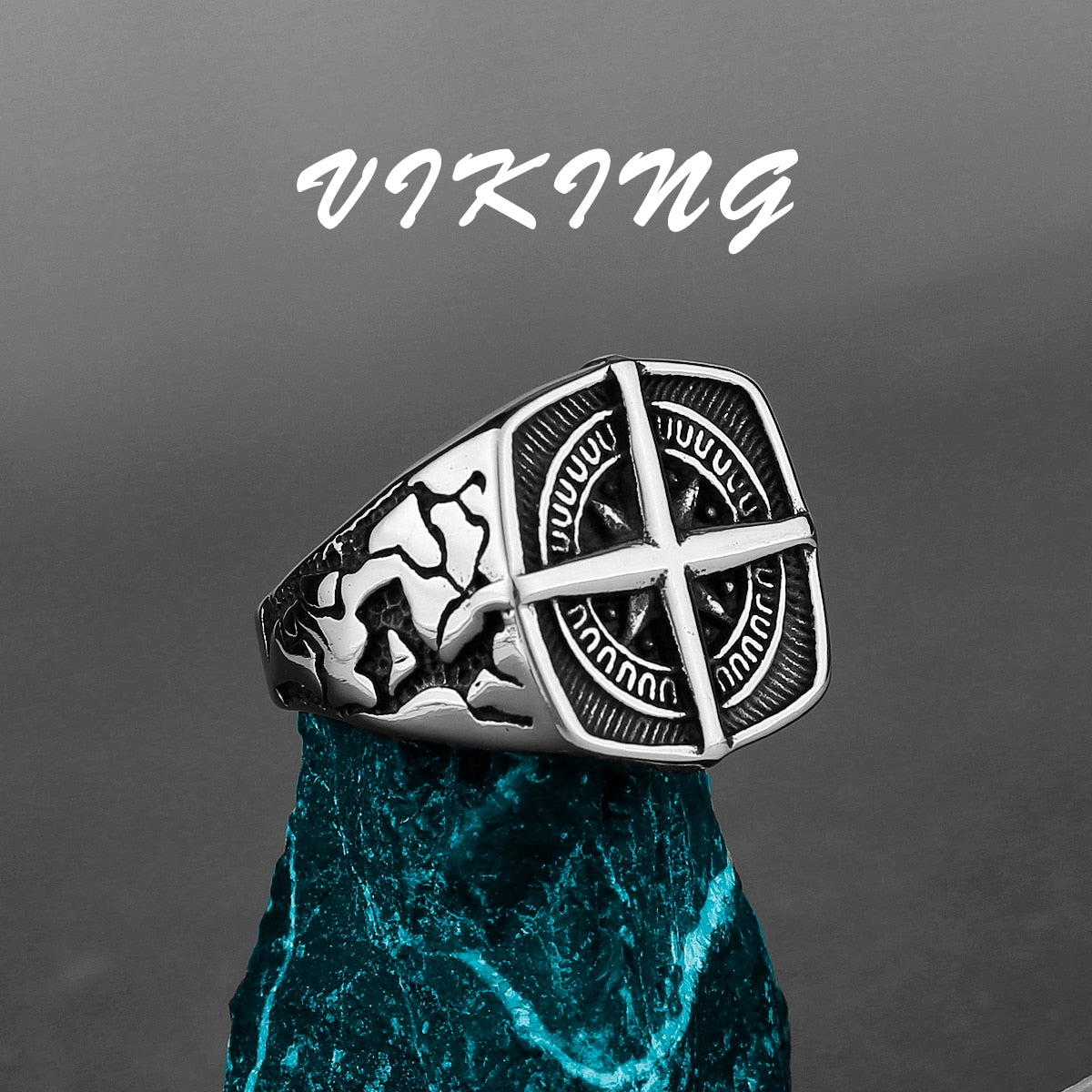 Nordic Viking Steel Ring