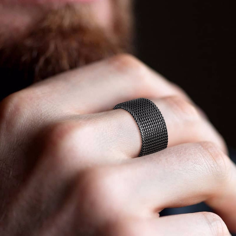 Mesh Band Ring