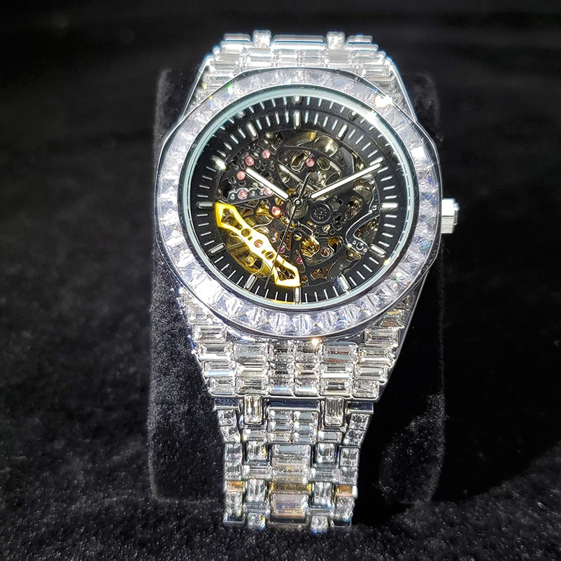 Mechanical Masculino Ice Man Watch