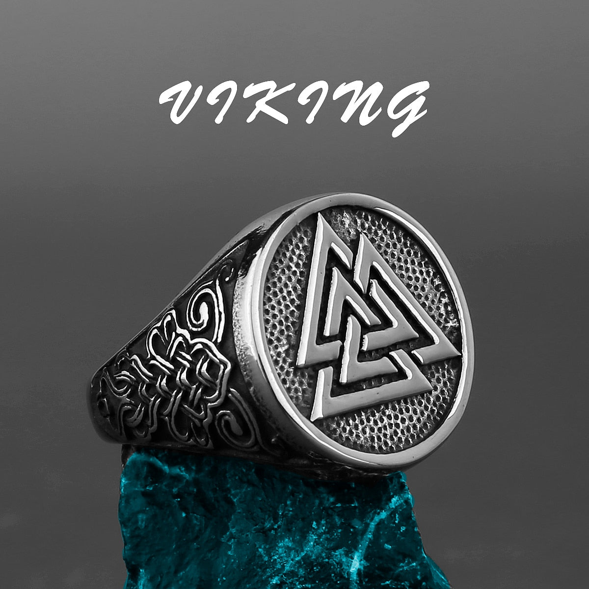 Nordic Viking Steel Ring