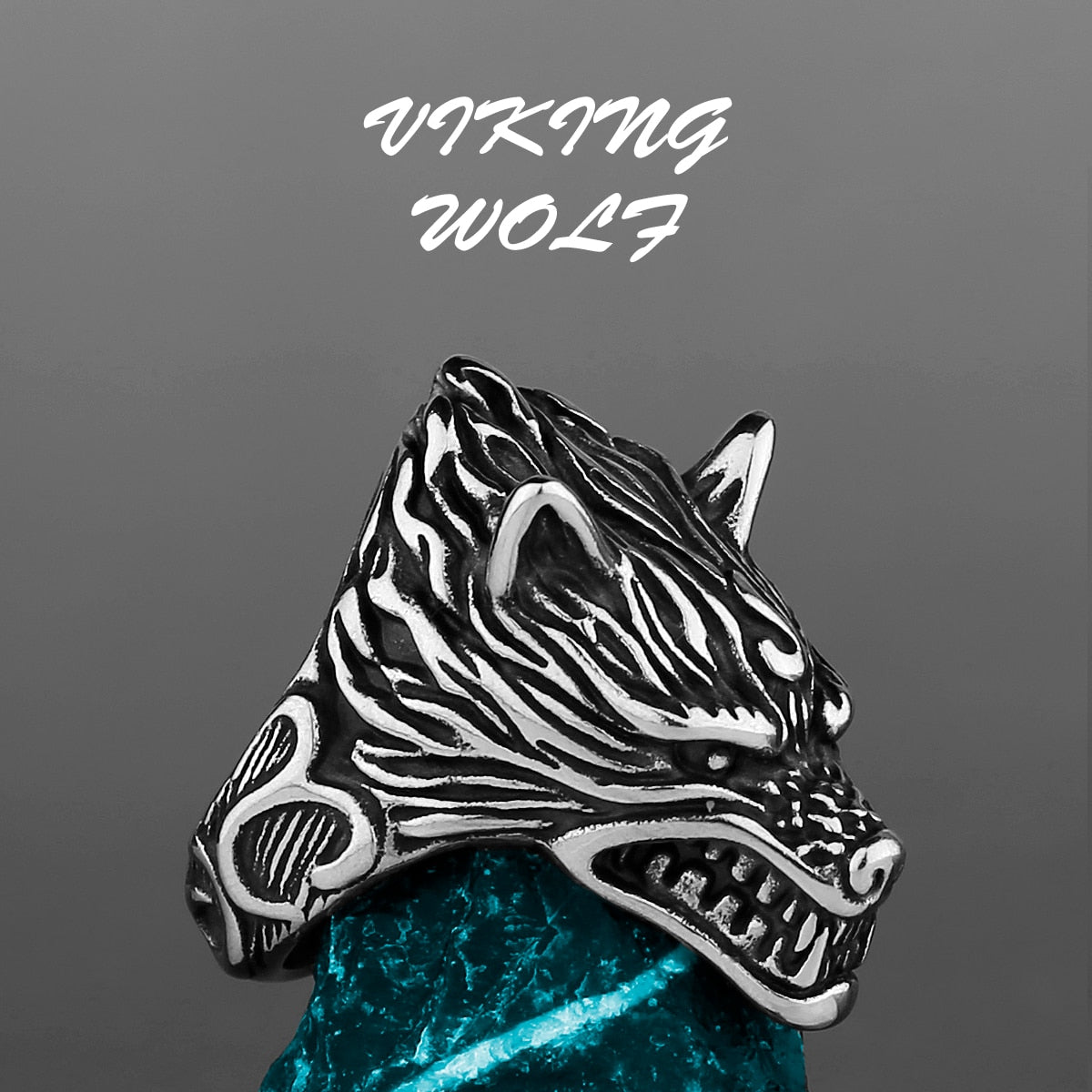 Nordic Viking Steel Ring