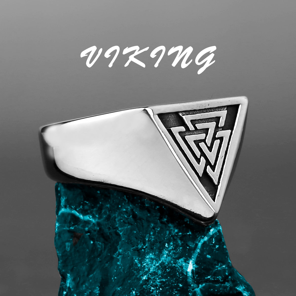 Nordic Viking Steel Ring