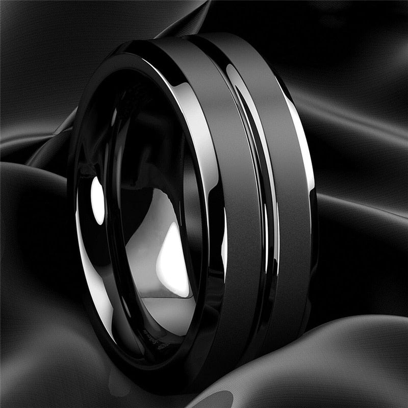 8mm Men Rings