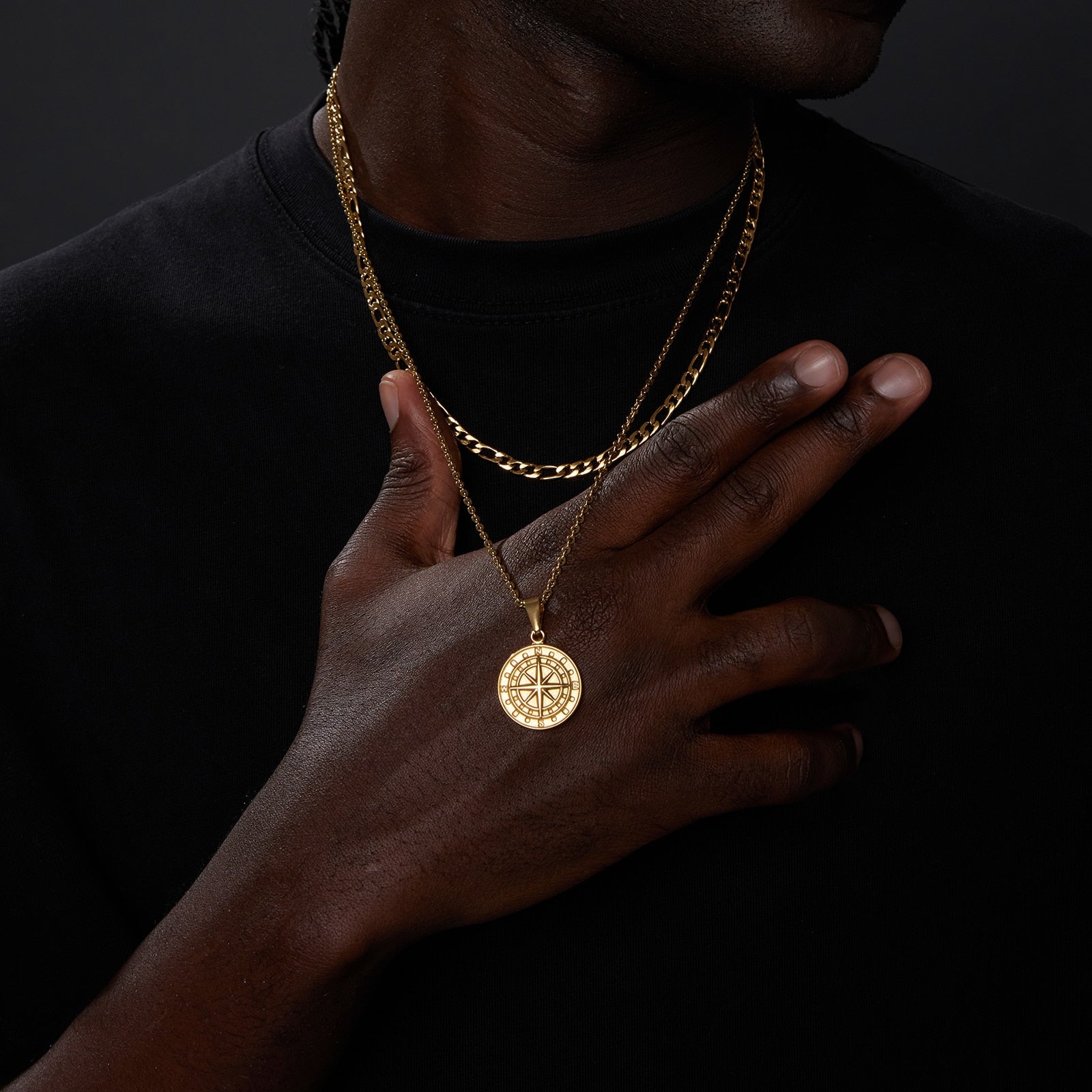 Vnox Layered Necklace