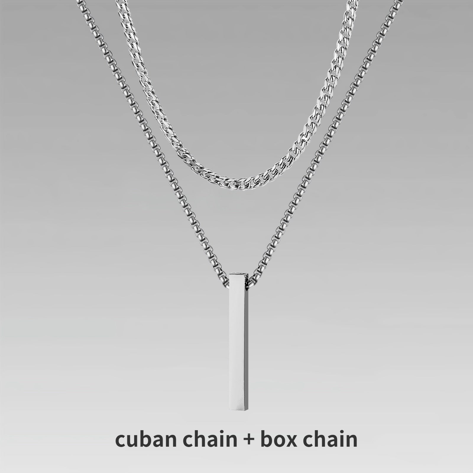 Cuban Chain with Necklace