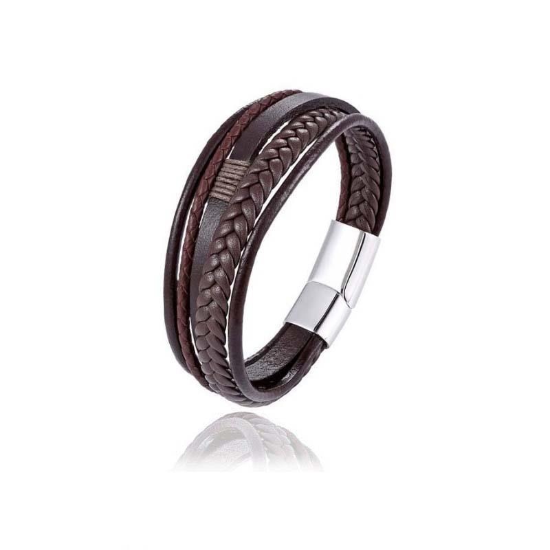 Black Leather Bracelet