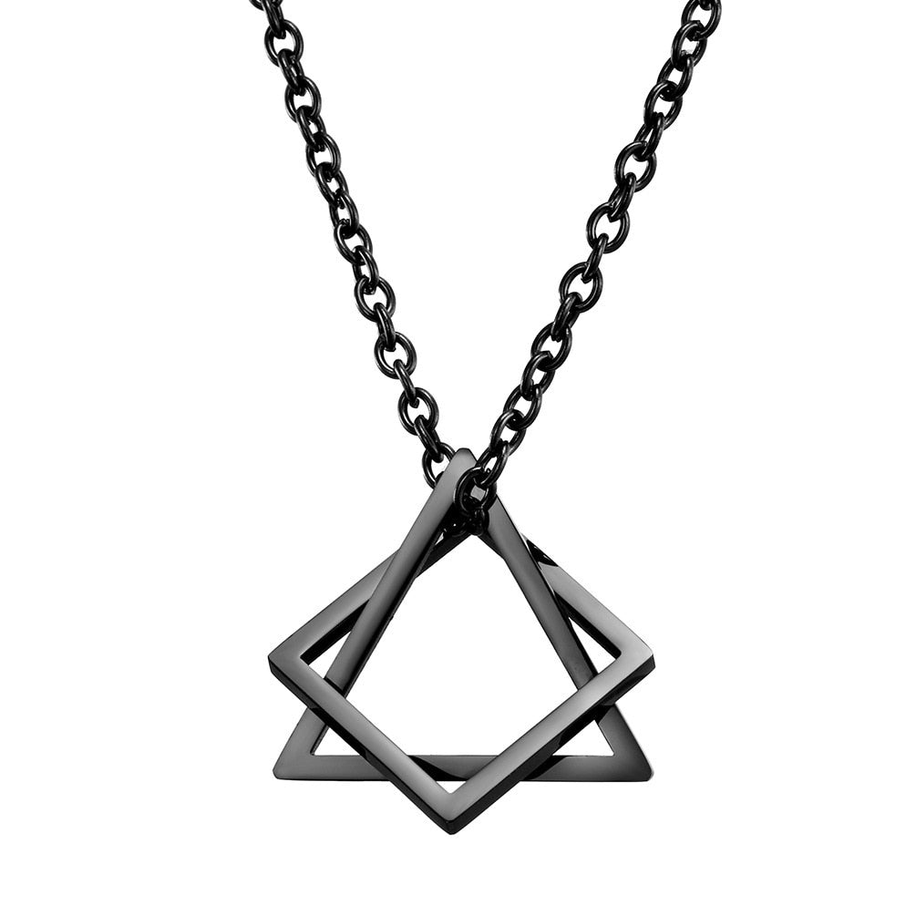 Geometric Stacking Necklace