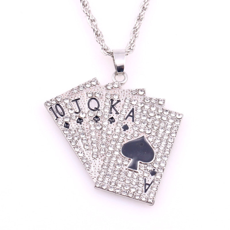 Middle Finger Pendant Necklace