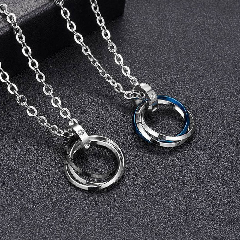 Round Loop Pendant Necklace