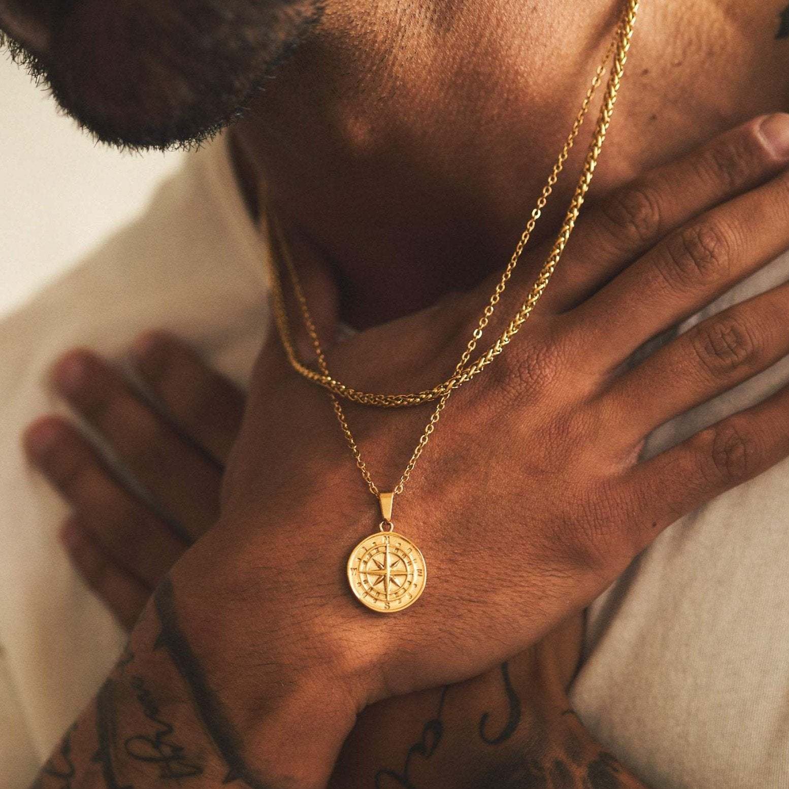 Vnox Layered Necklace