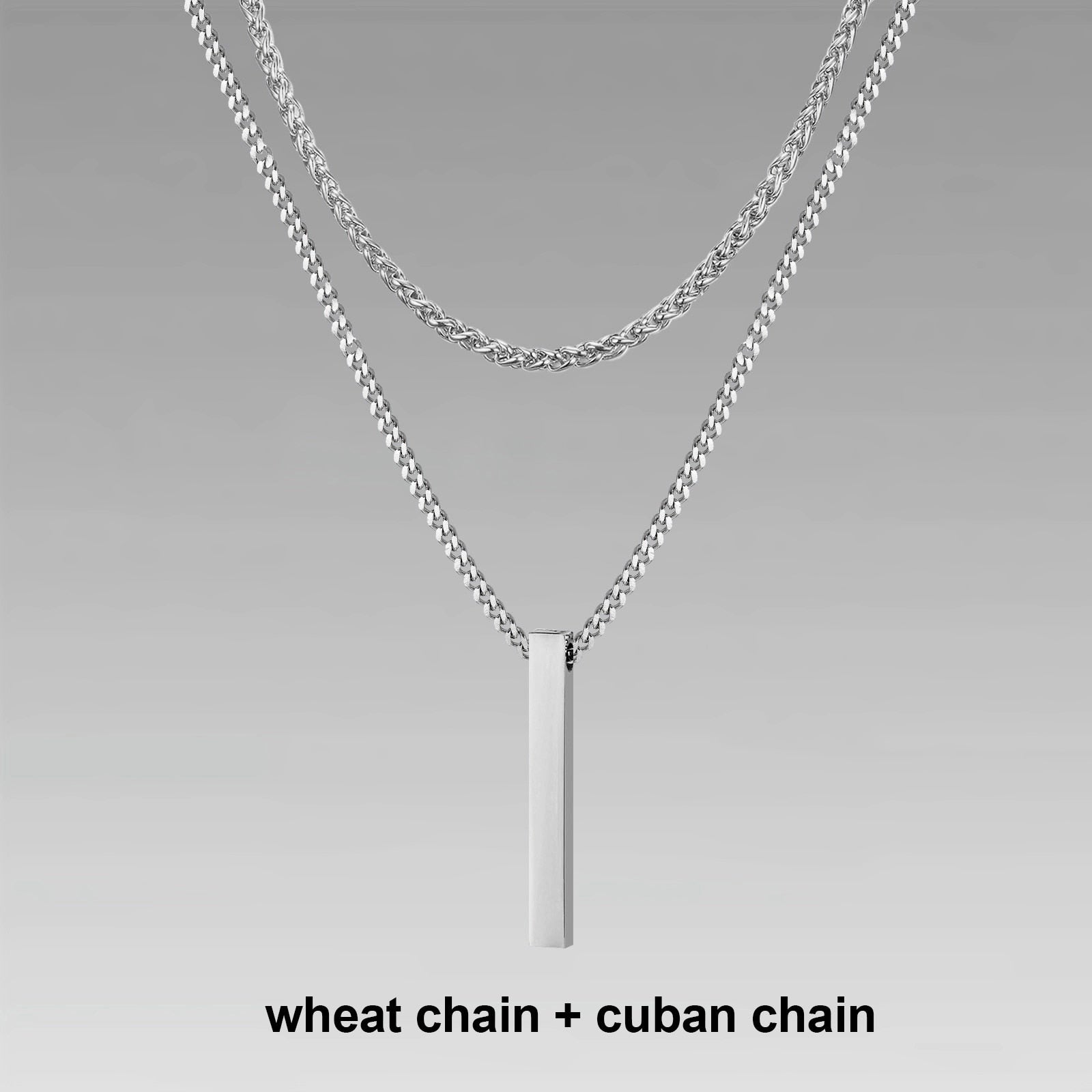 Cuban Chain with Necklace