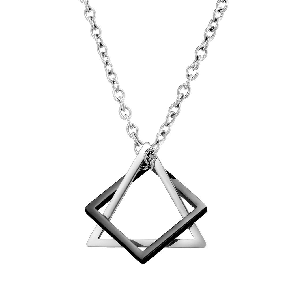 Geometric Stacking Necklace