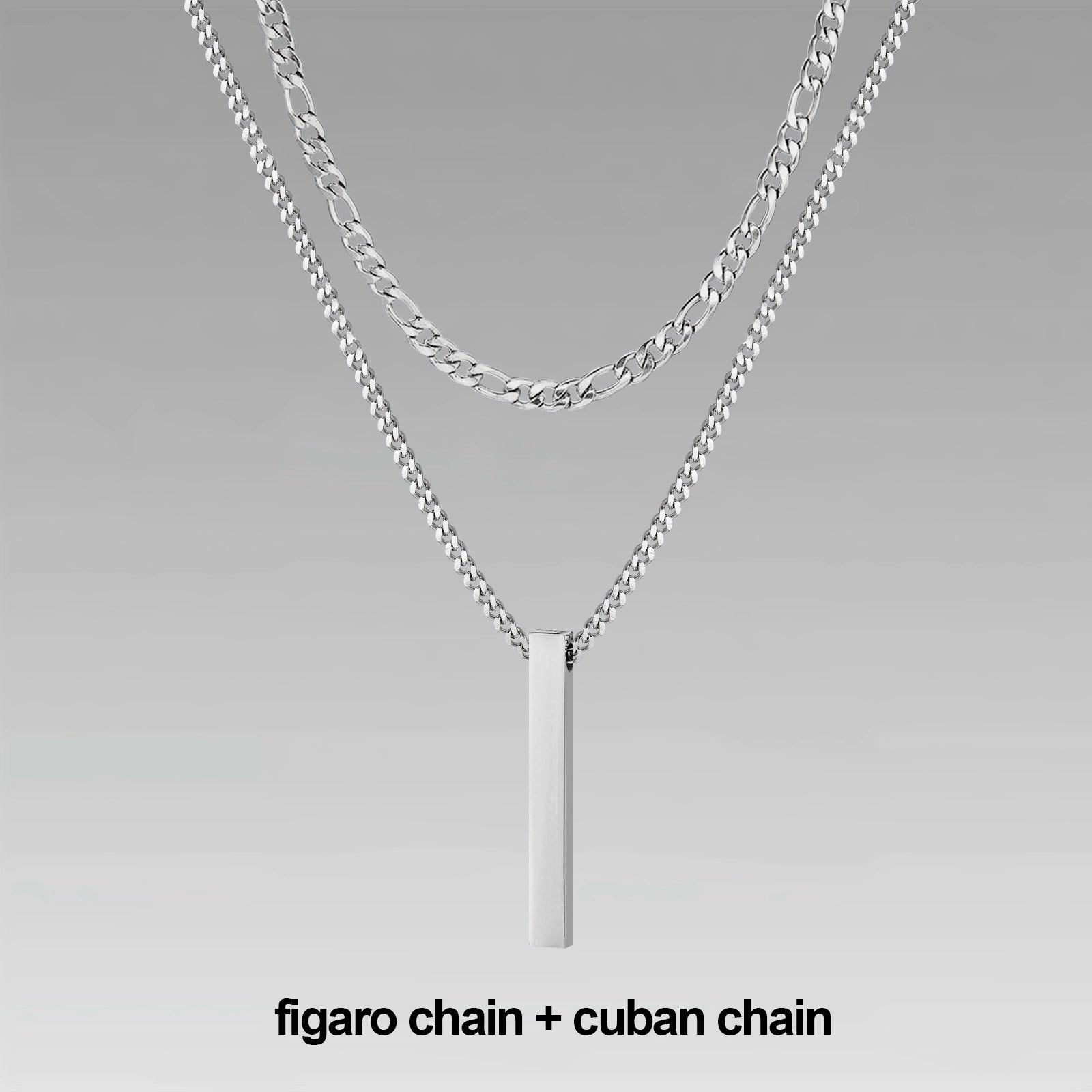 Cuban Chain with Necklace