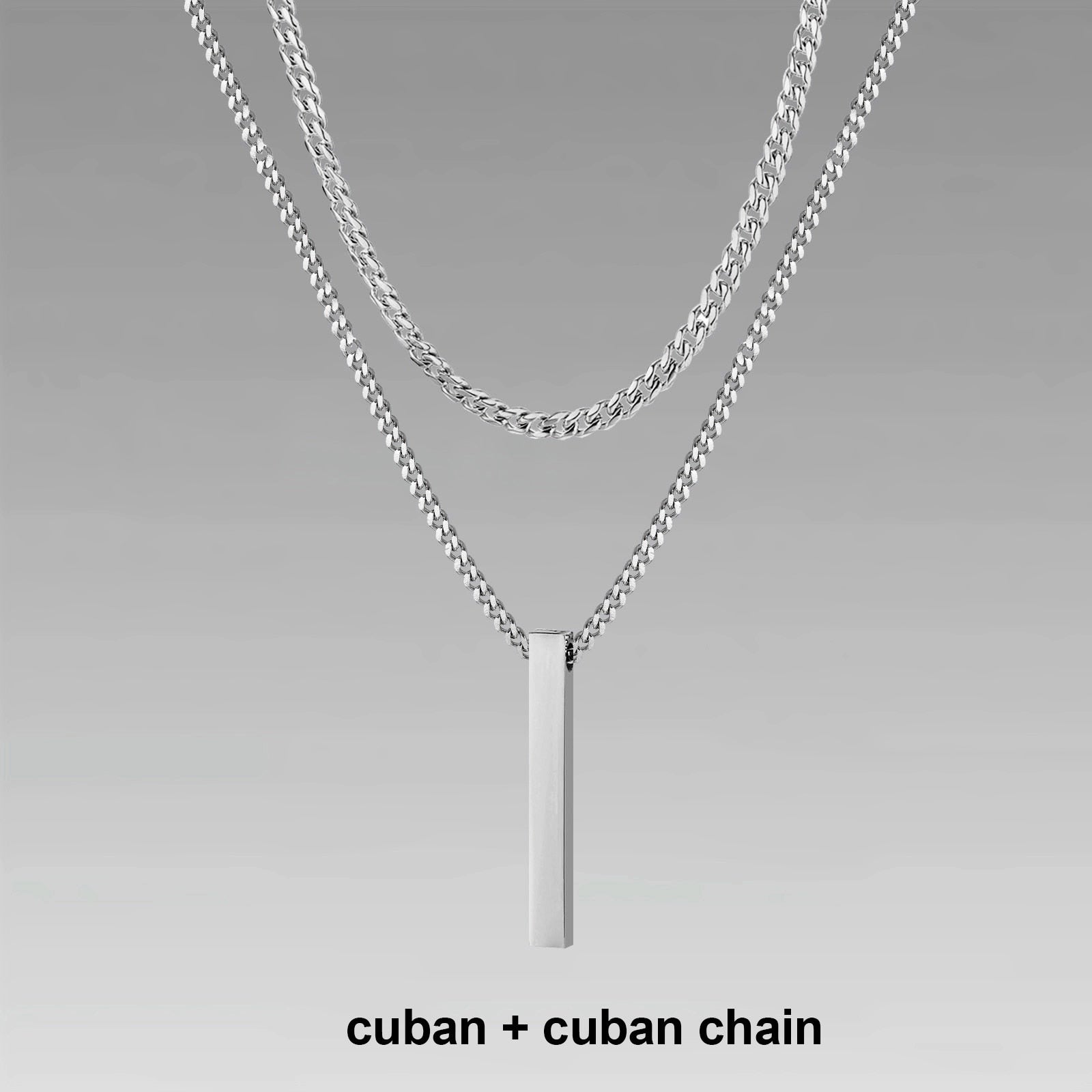 Cuban Chain with Necklace