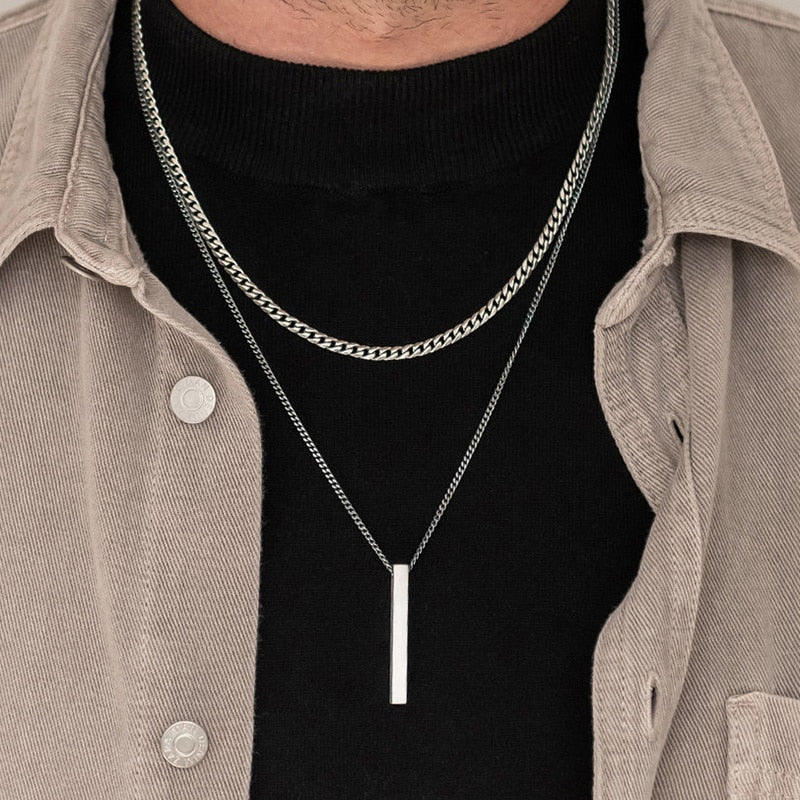 Cuban Chain with Necklace