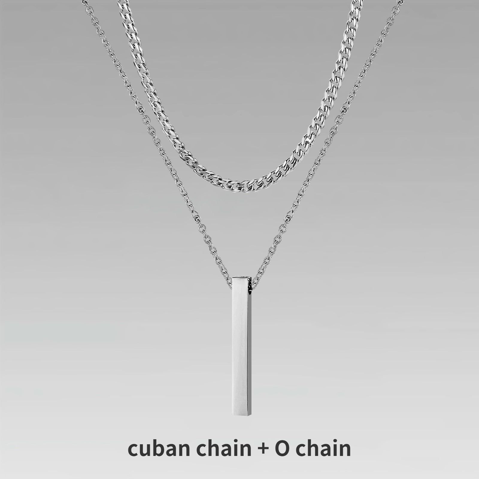 Cuban Chain with Necklace