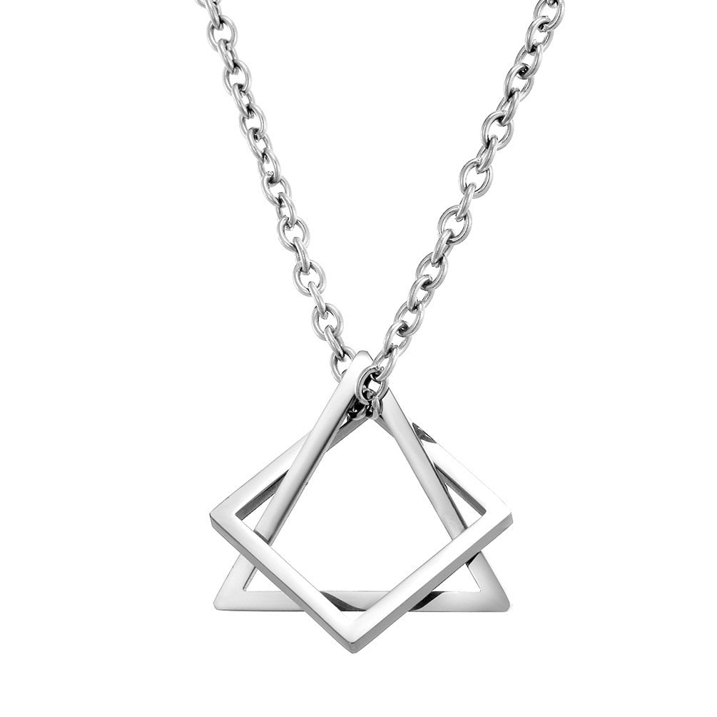 Geometric Stacking Necklace