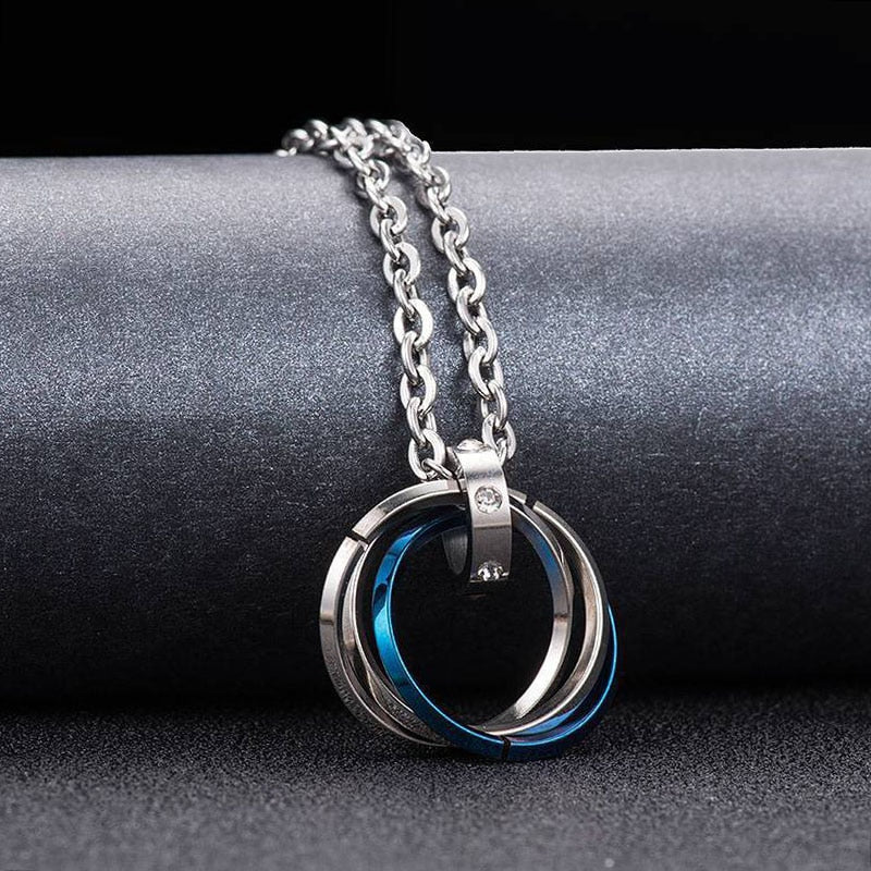 Round Loop Pendant Necklace