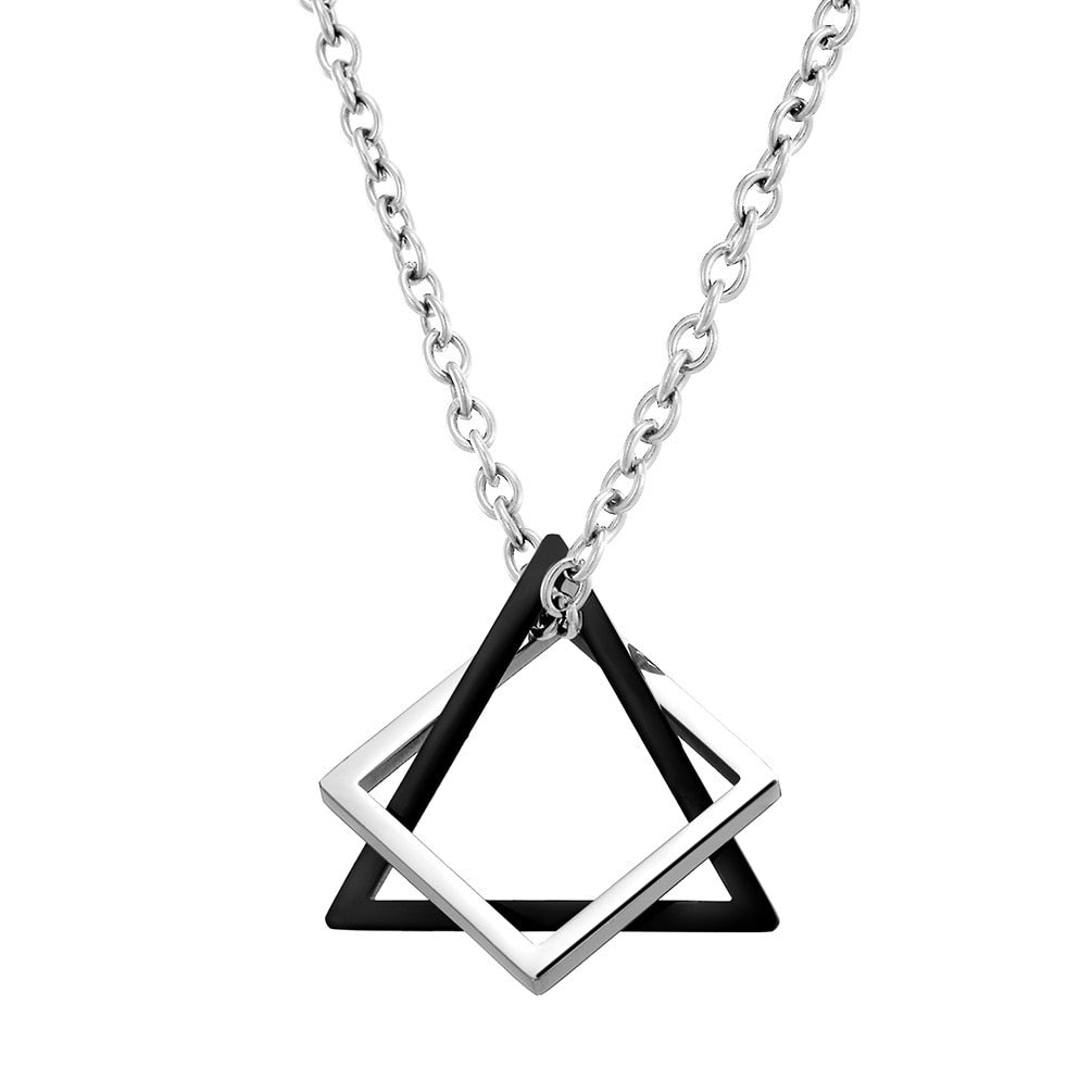 Geometric Stacking Necklace